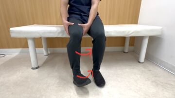 【膝の痛み予防】下腿内旋運動の画像